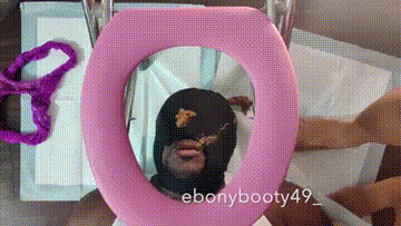 Feeding hungry slave lots of thick shit